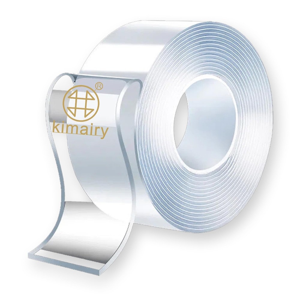 16.5Ft Fantastic Strong Double Sided Nano Clear Carpet Tape Heavy Duty Reusab...