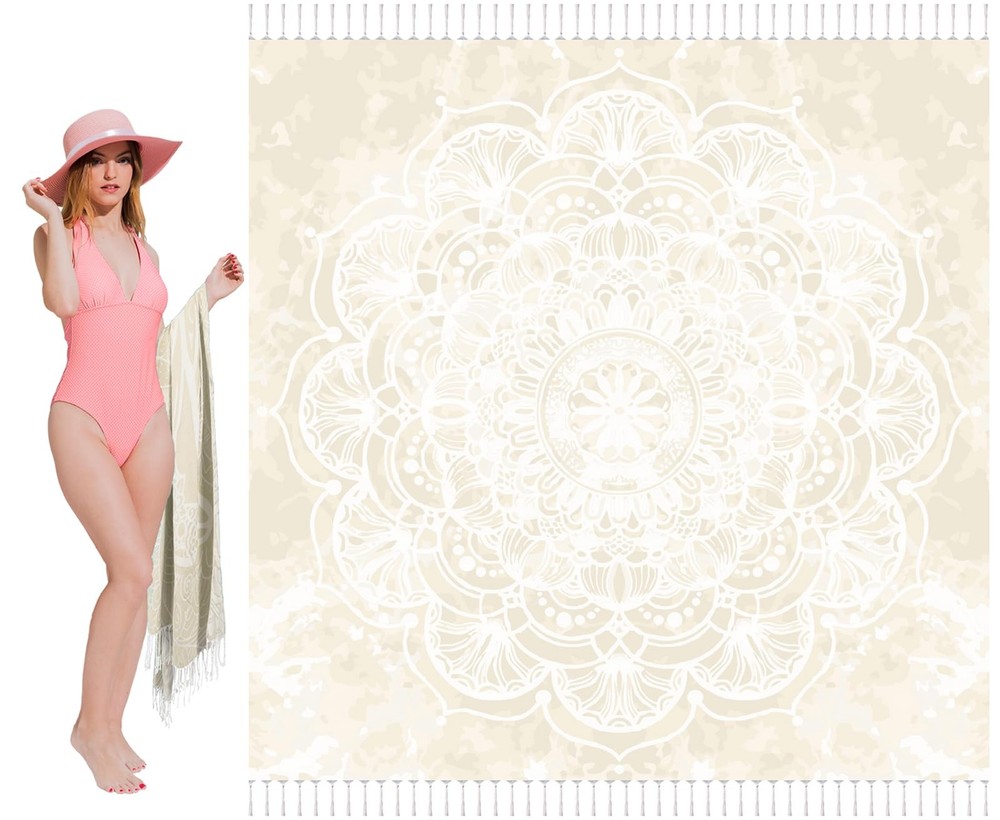 Turkish Beach Towel Blanket XXL Cotton Sandproof Towels Boho Woven Extra Large