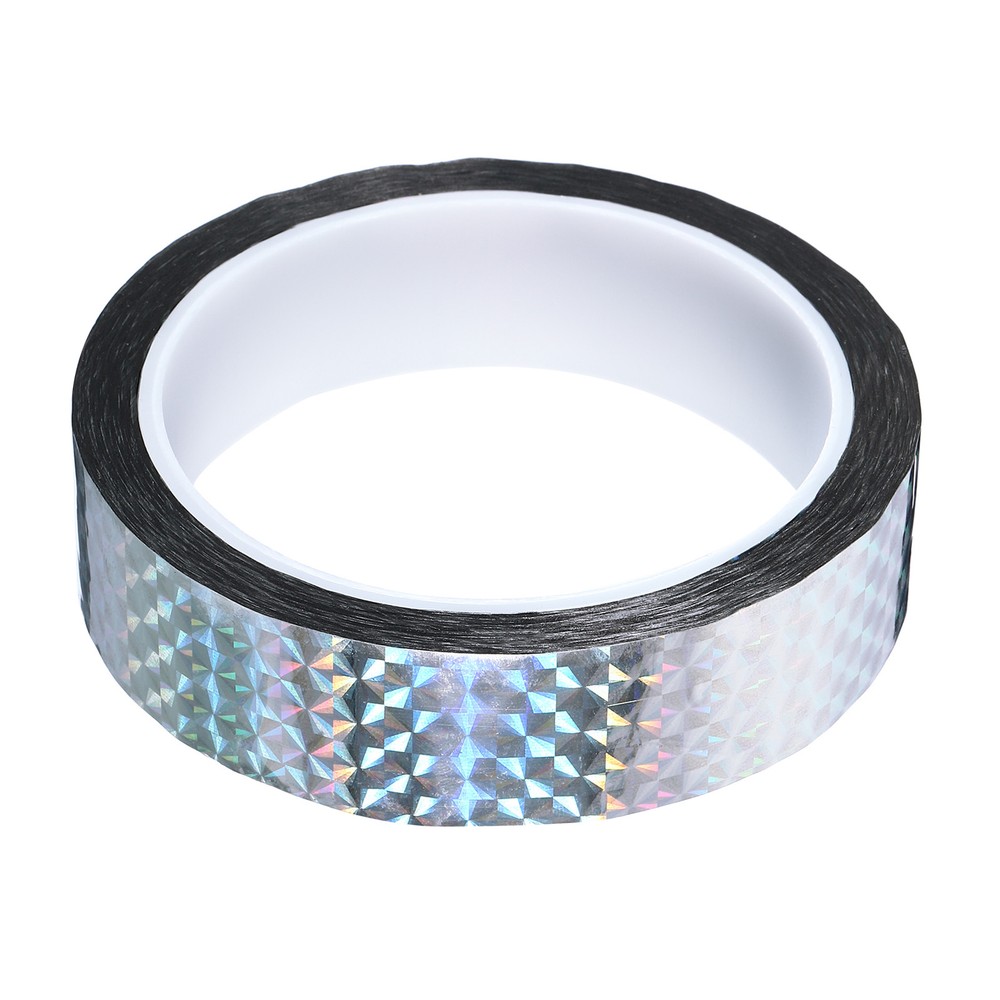 Prism Tape Self Adhesive Holographic Reflective Tapes Silver 1