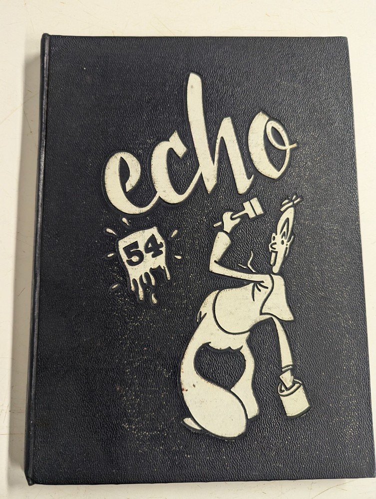 Brookfield Ohio High School Yearbook Echo 1954 OH