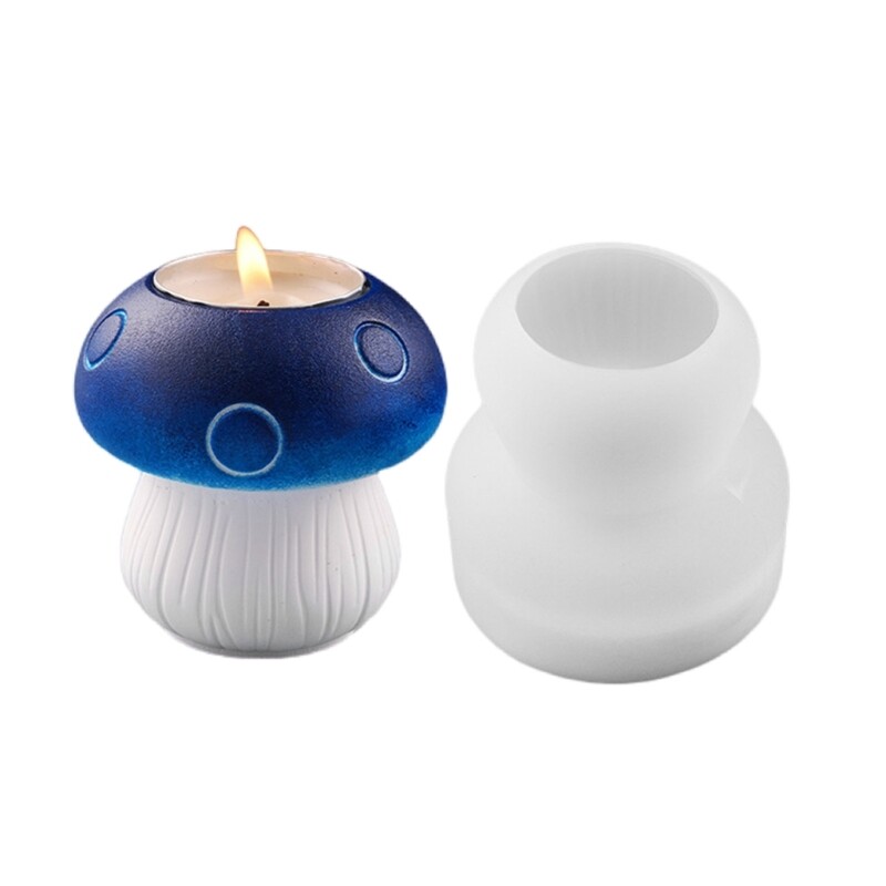 Moldes de base de silicona moldes de resina epoxi con forma de hongo moldes de soporte