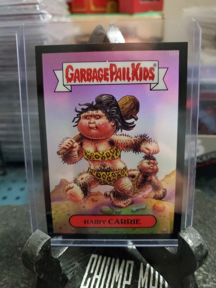 Hairy Carrie 2014 GPK Chrome Black Parallel SP 56a 99 Limited