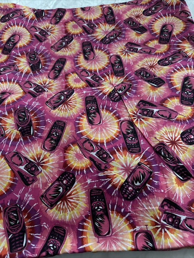 Living Back To School-Tweener. Mobile Phones All Over Pattern. 42” X 2 Yards-image