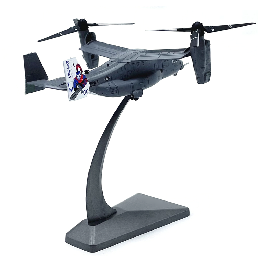 1/144 V22 Osprey Transport Helicopter Alloy Aircraft Model Plane Static Display