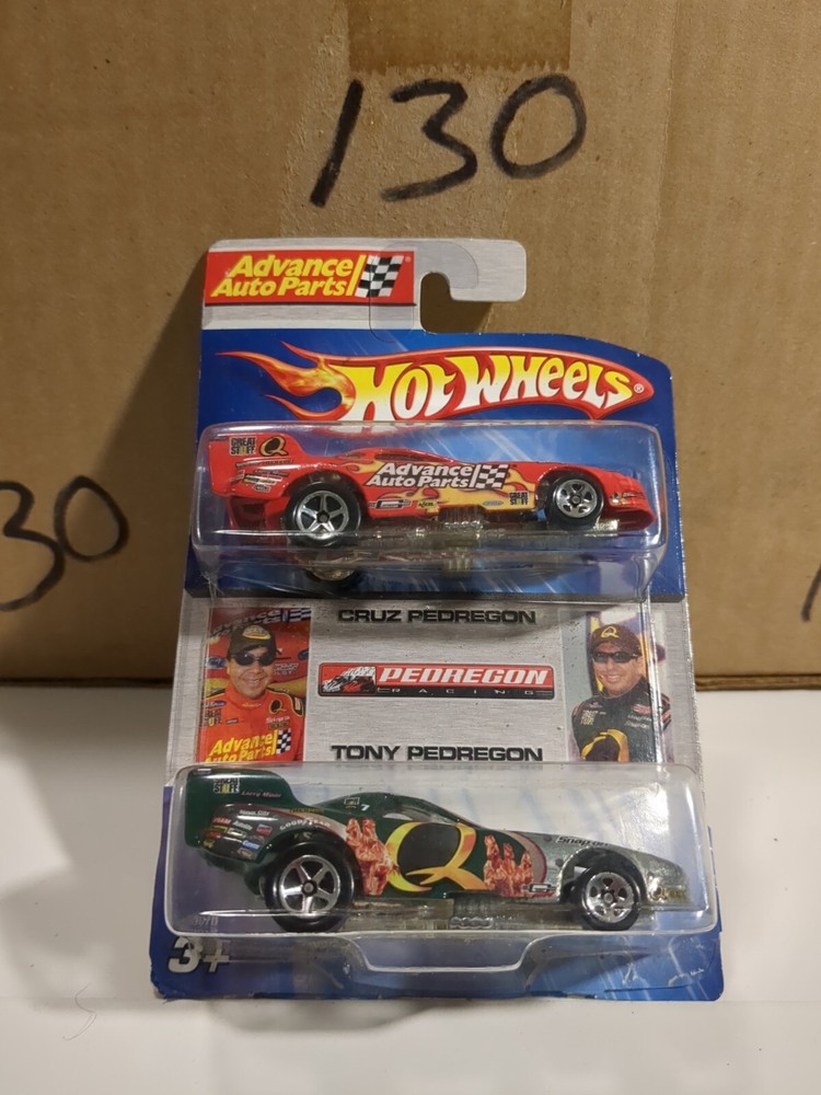 2006 Hot Wheels Advance Auto Parts 2-Pack Firebird Funny Car Tony Pedregon