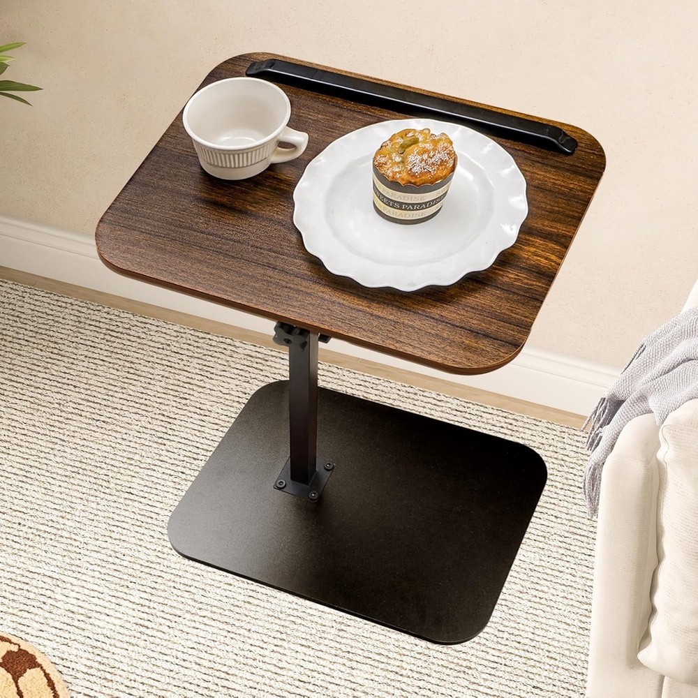 Sofa Tray Table - Folding Swivel Laptop Desk for Couch Bed Recliner Portable ...