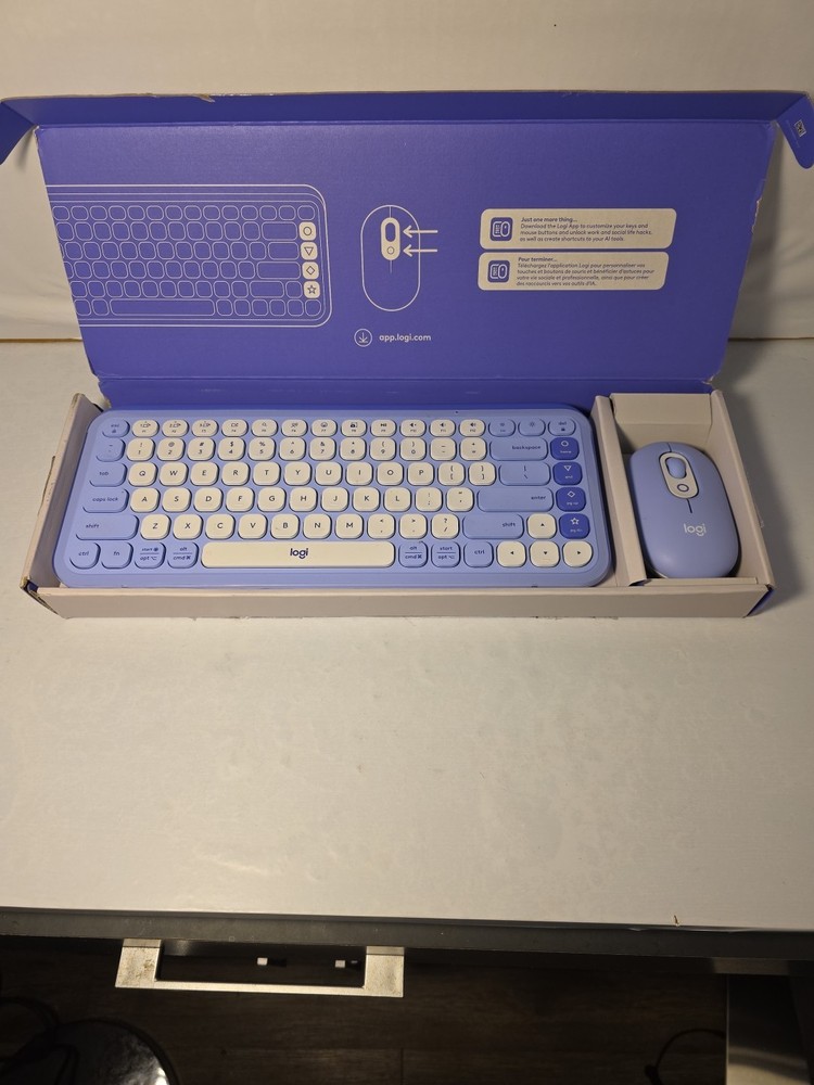 Logitech Pop Icon The Studio Version Wireless Keyboard Mouse Combo