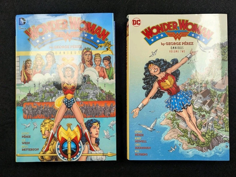 Wonder Woman Omnibus Volume 1 & 2, George Perez, DC Hardcover