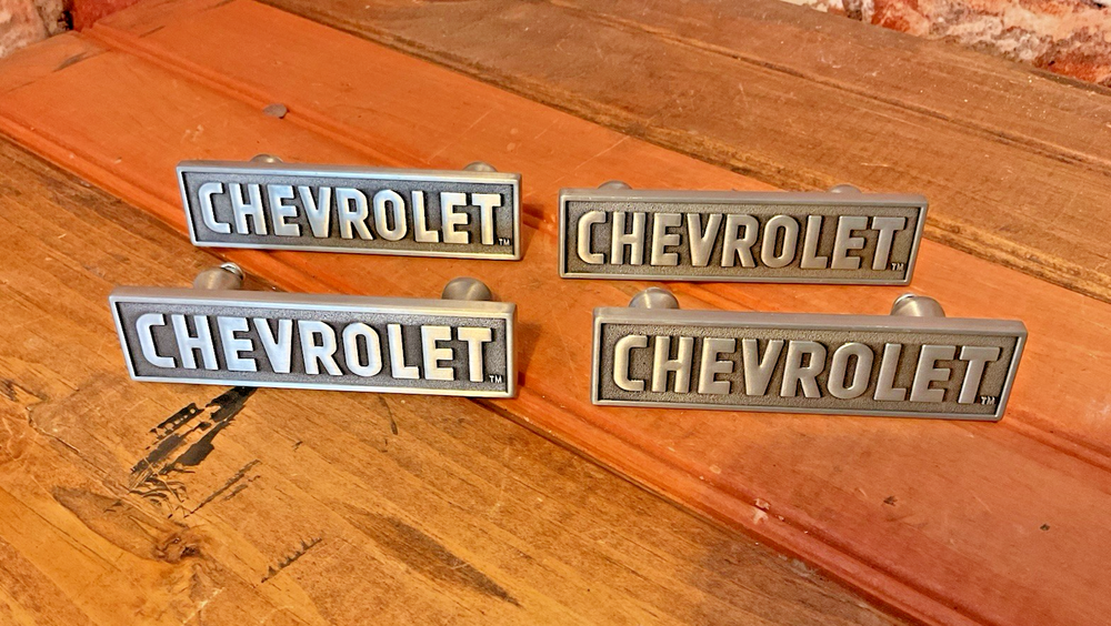 Chevrolet GM Die Cast Metal Drawer Pulls Officially Licensed Free Shipping
