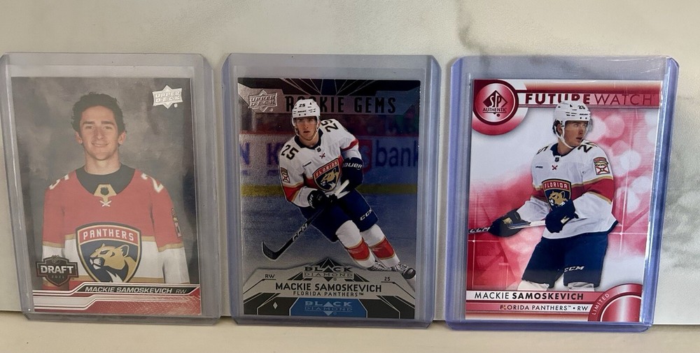 2023-24 SP Mackie Samoskevich Limited Future Watch Draft Day Rookie Gems