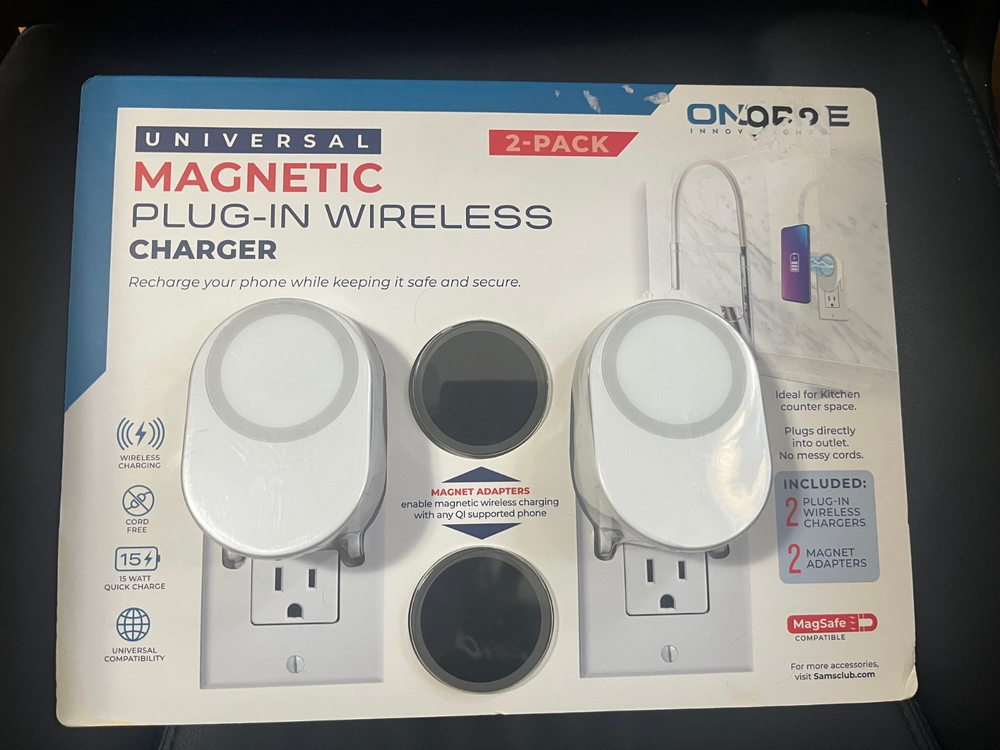Universal Magnetic Wireless Phone Charger 2-Pack – Oncore Plugin