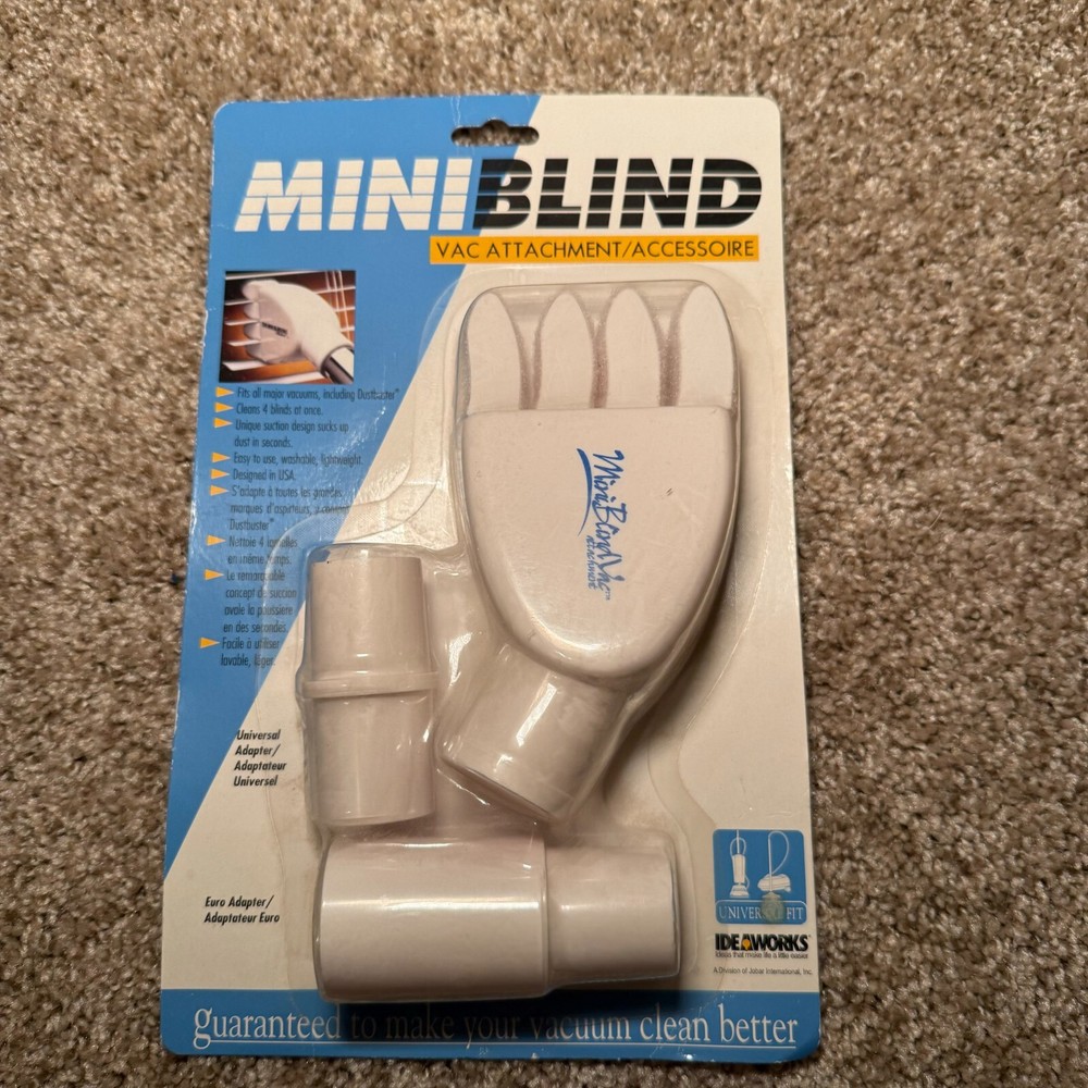 Ideaworks JIB2101 Mini Blind Vacuum Dustbuster Attachment Adapter Universal Hose