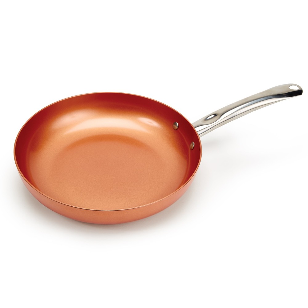 Copper Chef 10-Inch Nonstick Frying Pan with Tempered Glass Lid