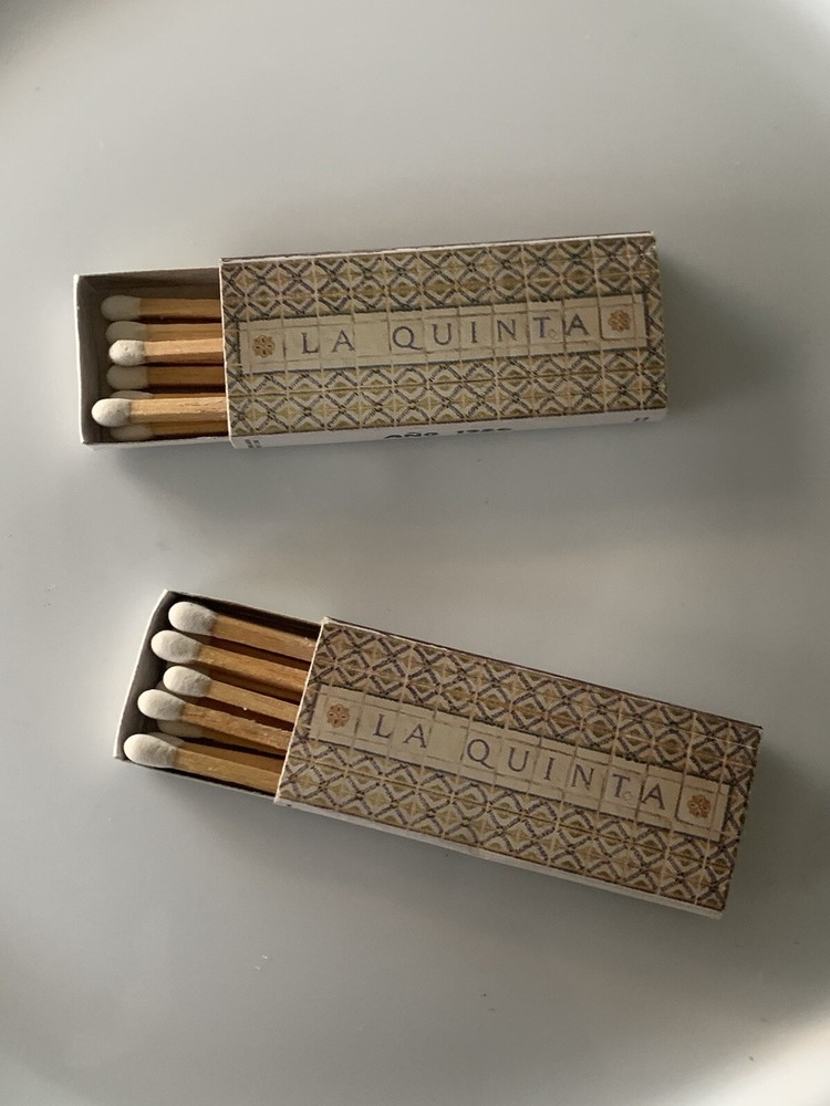 La Quinta Hotel Golf & Tennis Resort Vintage Matchbox Set ~