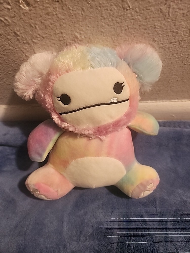SQUISHMALLOWS Plush Squeeze Mallows Zaylee Tie Dye Bigfoot Yeti 7