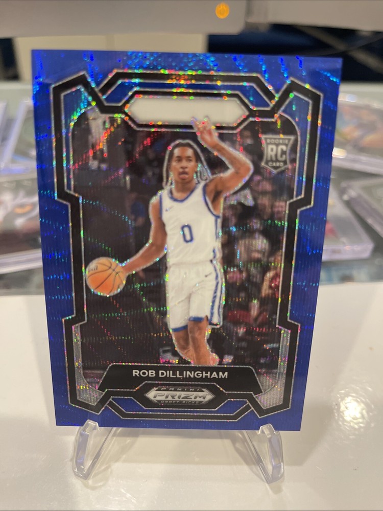 2024 Panini Prizm Draft Picks ROB DILLINGHAM RC Blue Wave /249 🔥 Rookie
