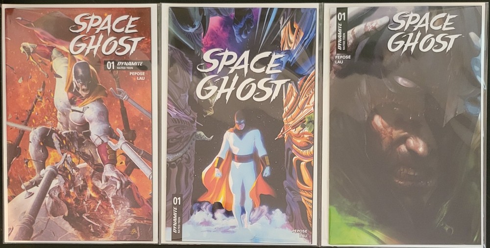 Space Ghost Vol. 2 #1, Lot of 3 Standard Covers, NM/Better