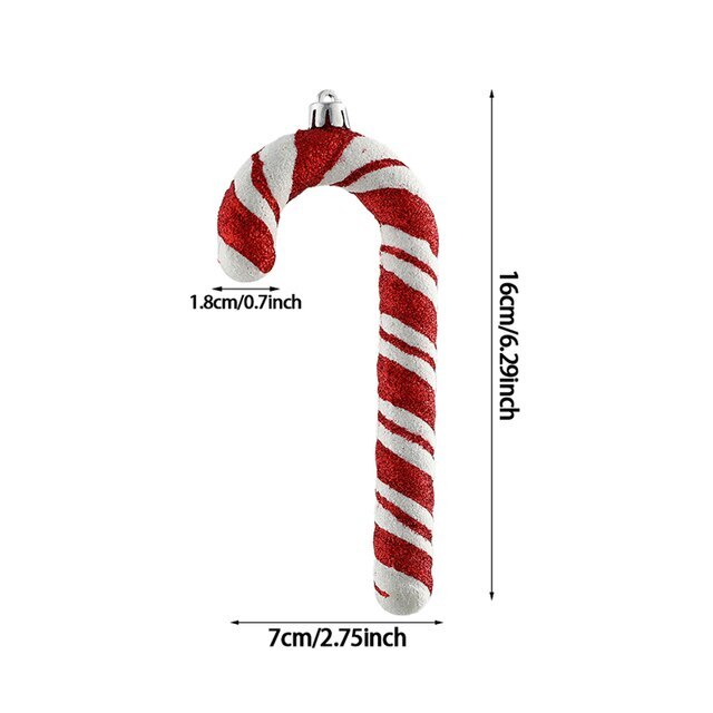Jumbo Candy Cane Christmas Tree Decor for Home Holiday Party 2023-image