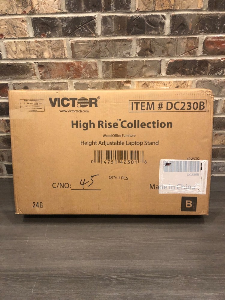 New Open Box Victor DC230 Adjustable Laptop Stand, 21