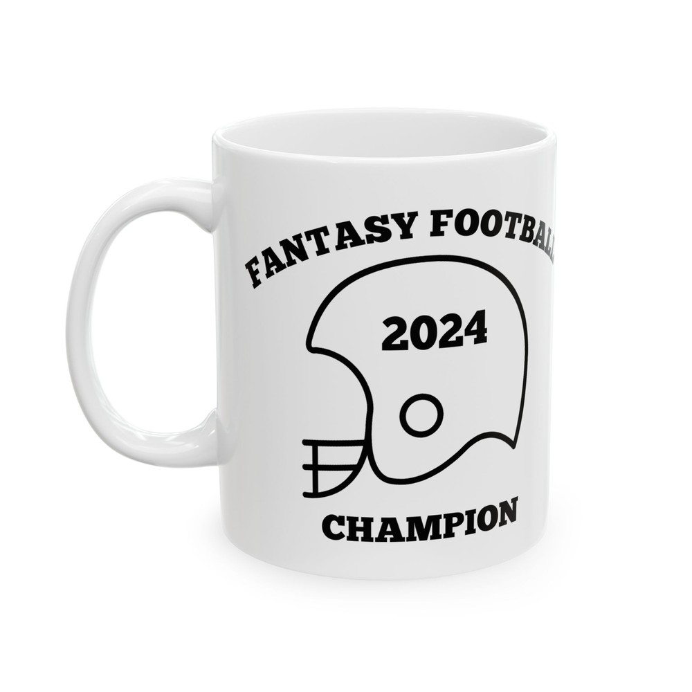 2024 Fantasy Football Champion Ceramic Mug - 11oz or 15oz Options