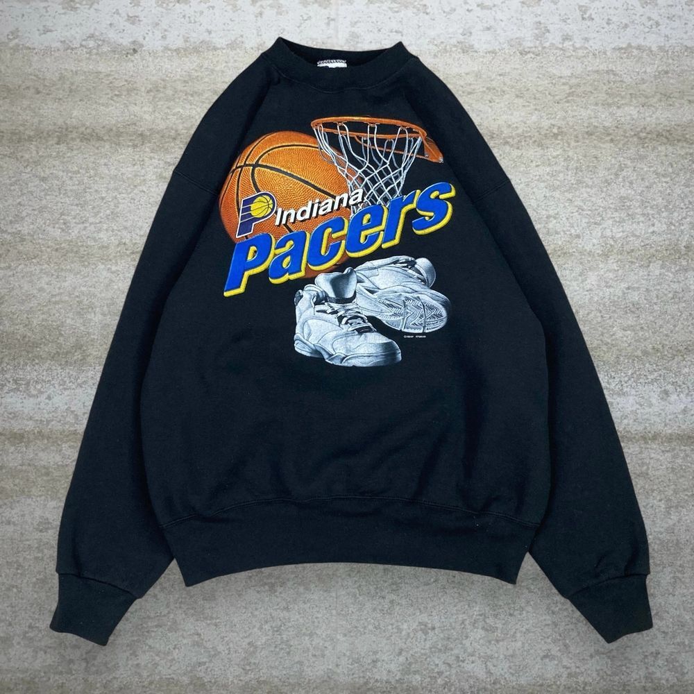 Indiana Pacers Sweatshirt NBA Black Crewneck, reprinted unisex shirt QT113