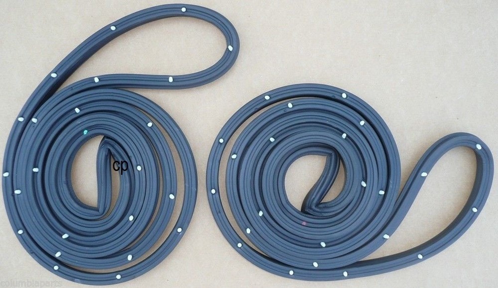 1967-69 Dart 2dr Sedan/Post Door Weatherstrip Valiant Rubber Seal Replacement