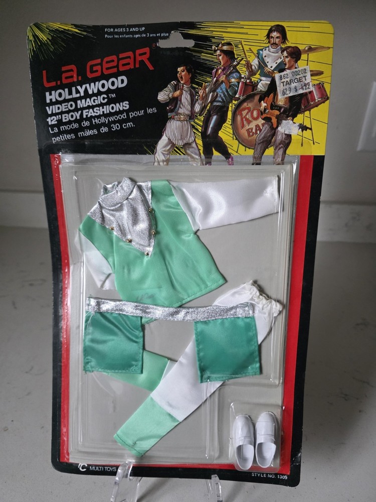 RARE Vintage NOS 80's LA Gear Hollywood Video Magic 12” Doll Rock Star Fashions