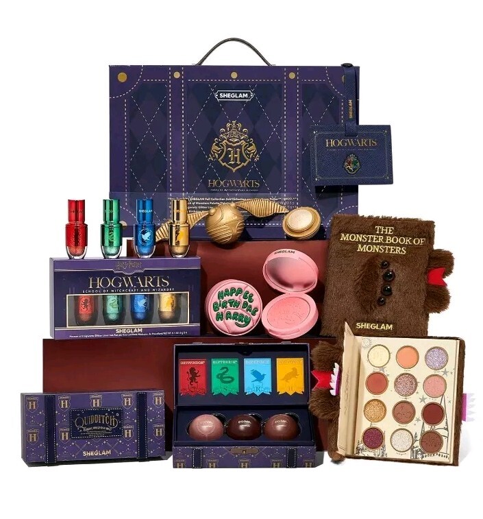 Sheglam & HARRY POTTER Hogwarts 2.0 Set NEW Collection Set 6pc Makeup Set