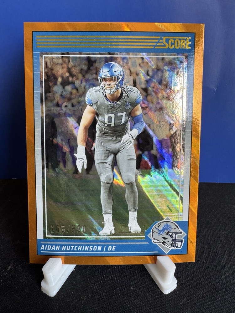 2024 Score Football Aiden Hutchinson Orange /630