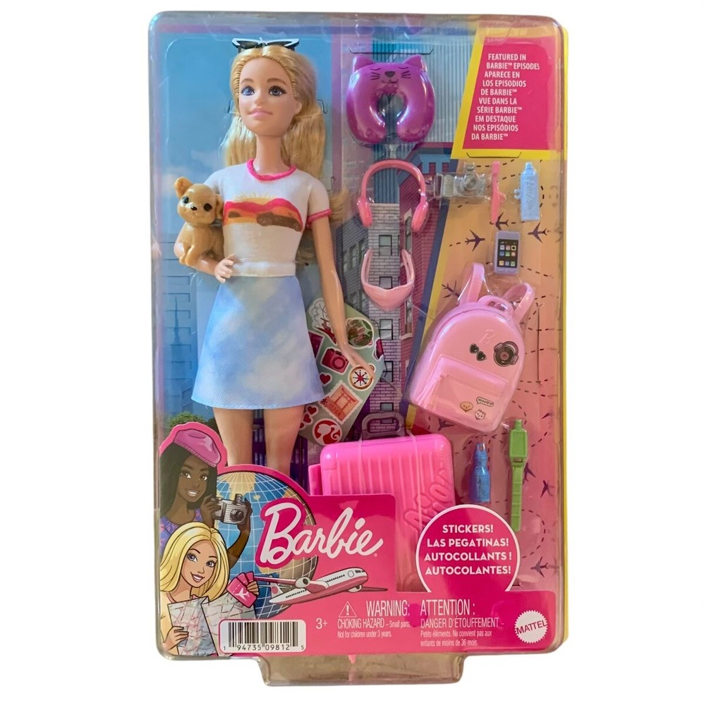 Barbie Dream Adventure Travel Doll New