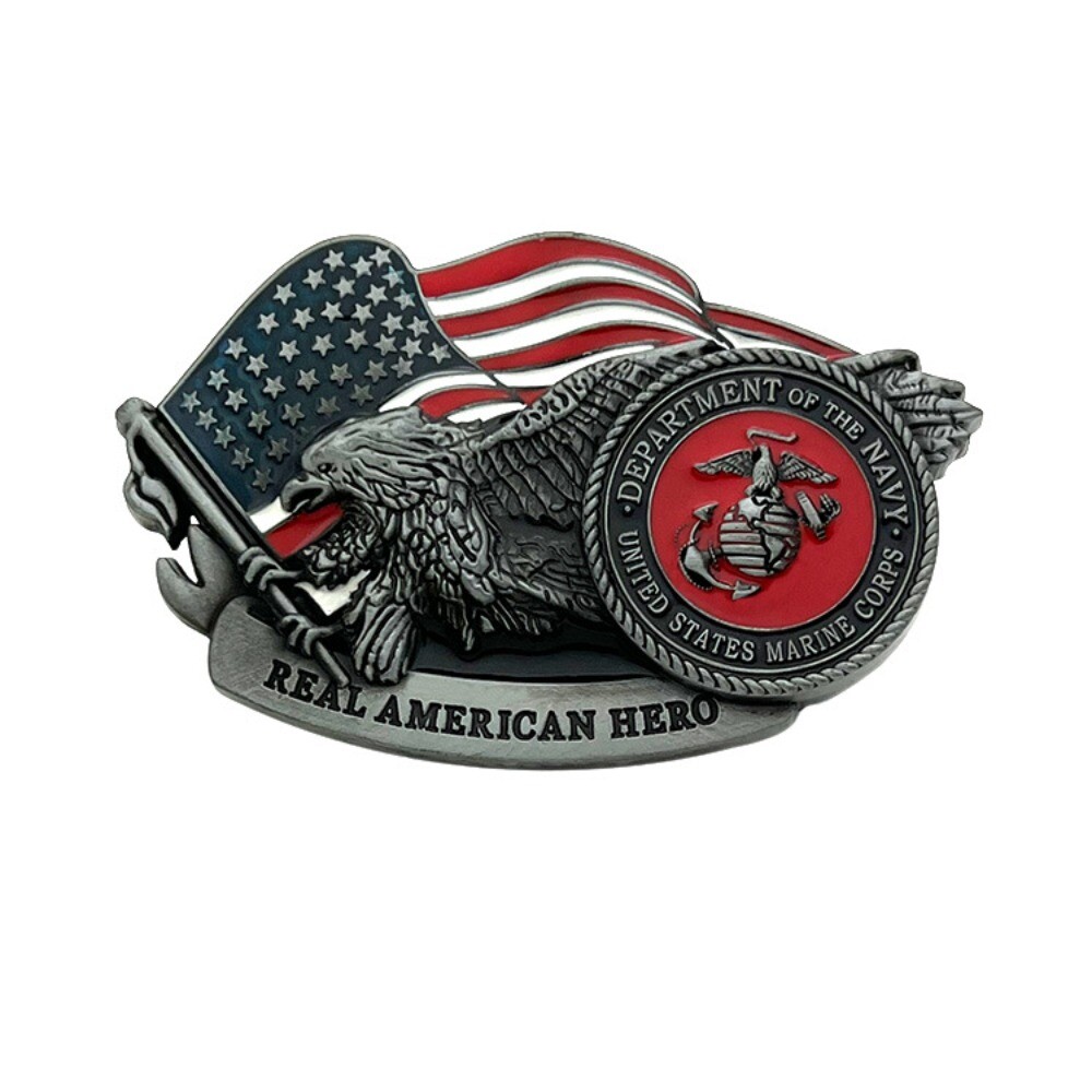 US Hero Navy Eagle Men's Western Cowboy Belt Buckles Rodeo Wear Fit 1.5