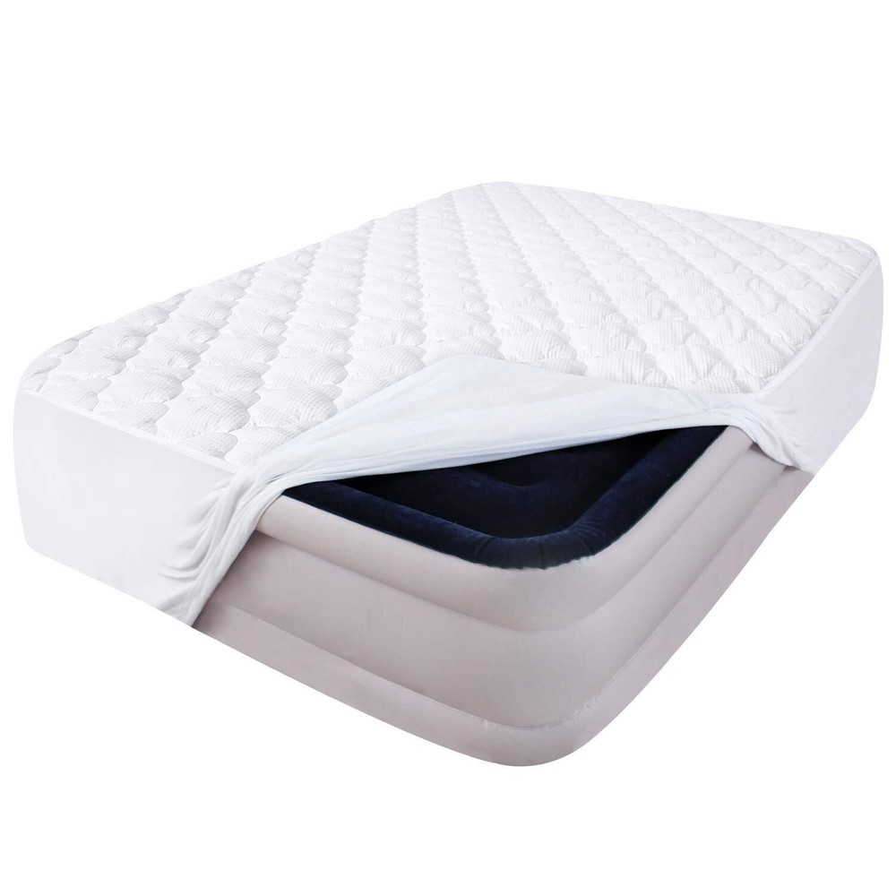 Queen Mattress Pad Thick Quilted Mattress Topper Air Mattress Cover, Super So...
