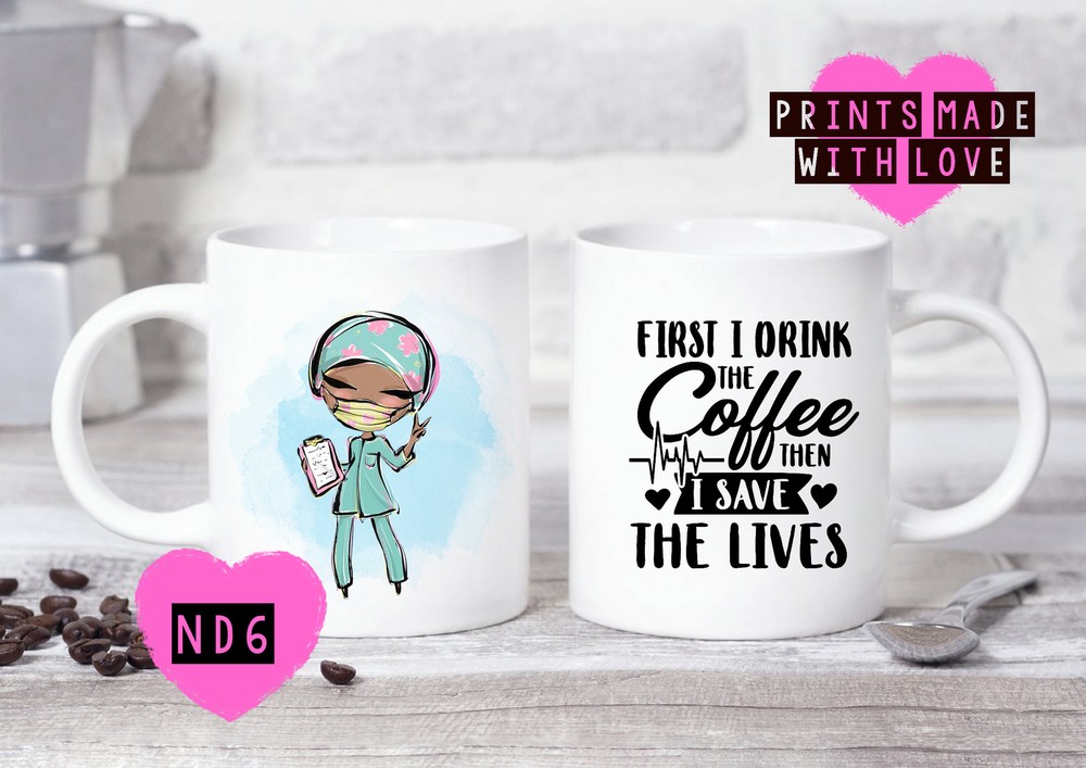 ナースギフト ナースマグ パーソナライズ 最初のコーヒー 命を救う 友人 ギフト ガールフレンド