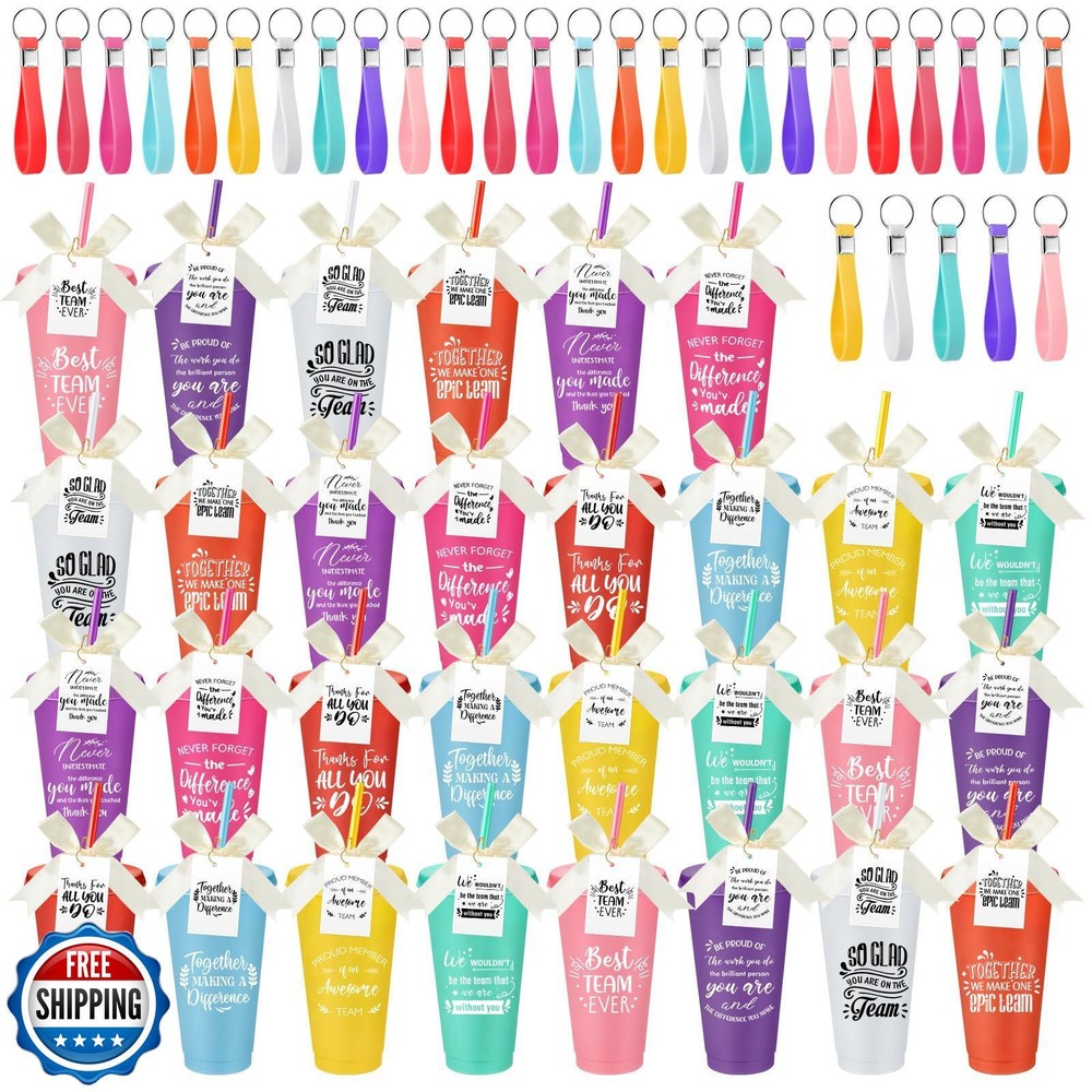 30-Pack 24oz Plastic Tumblers – Bulk Employee Appreciation Gifts by Tioncy