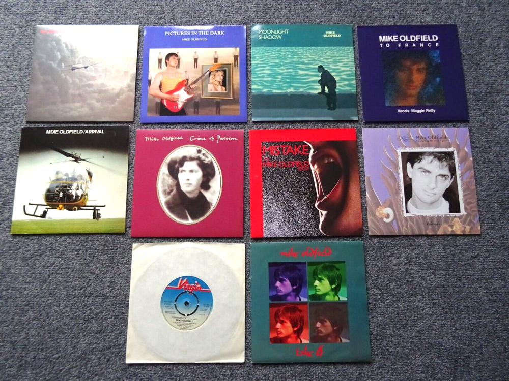 10 x Mike Oldfield 45s 7