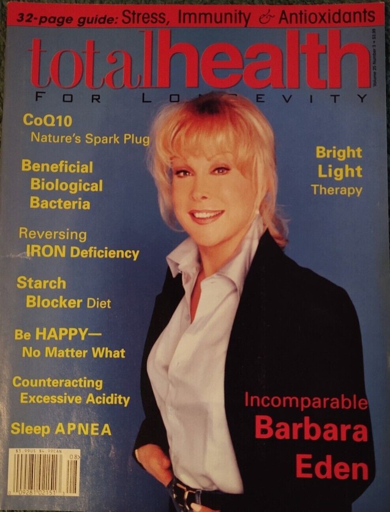 Total Health for Longevity Magazine Barbara Eden I Dream Of Jeannie