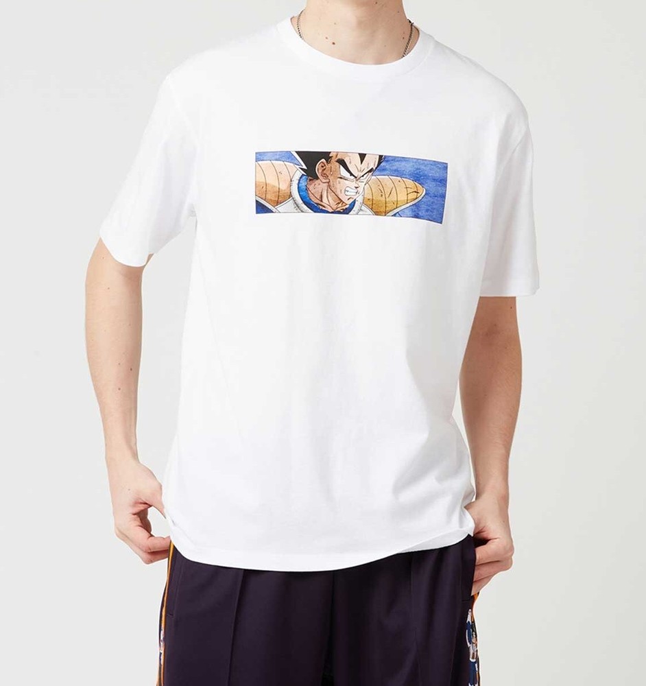 Graniph Dragon Ball Z Vegeta The Real Hell Begins T-shirt Cotton White Japan New