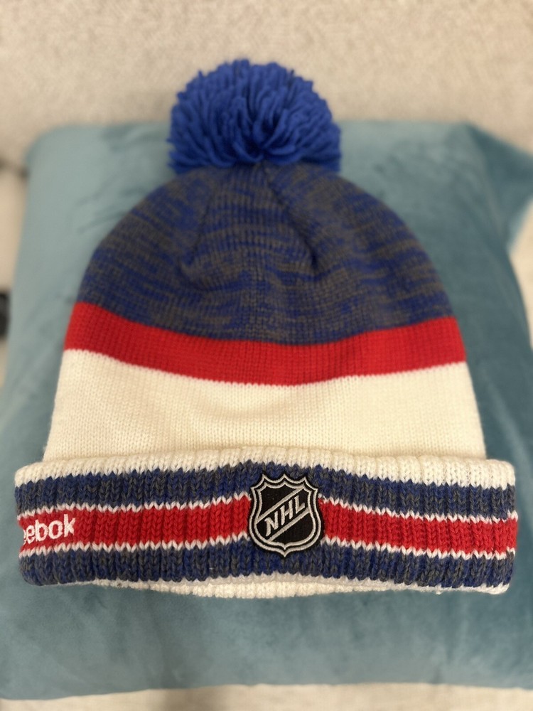 New York Rangers Reebok NHL Beanie Hockey Sock Knit Hat