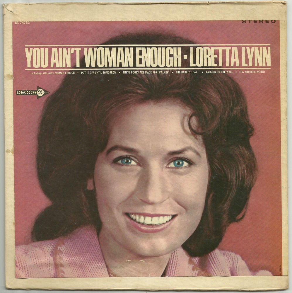 Country 45 EP LORETTA LYNN You Ain't Woman Enough DECCA Stereo Jukebox 33