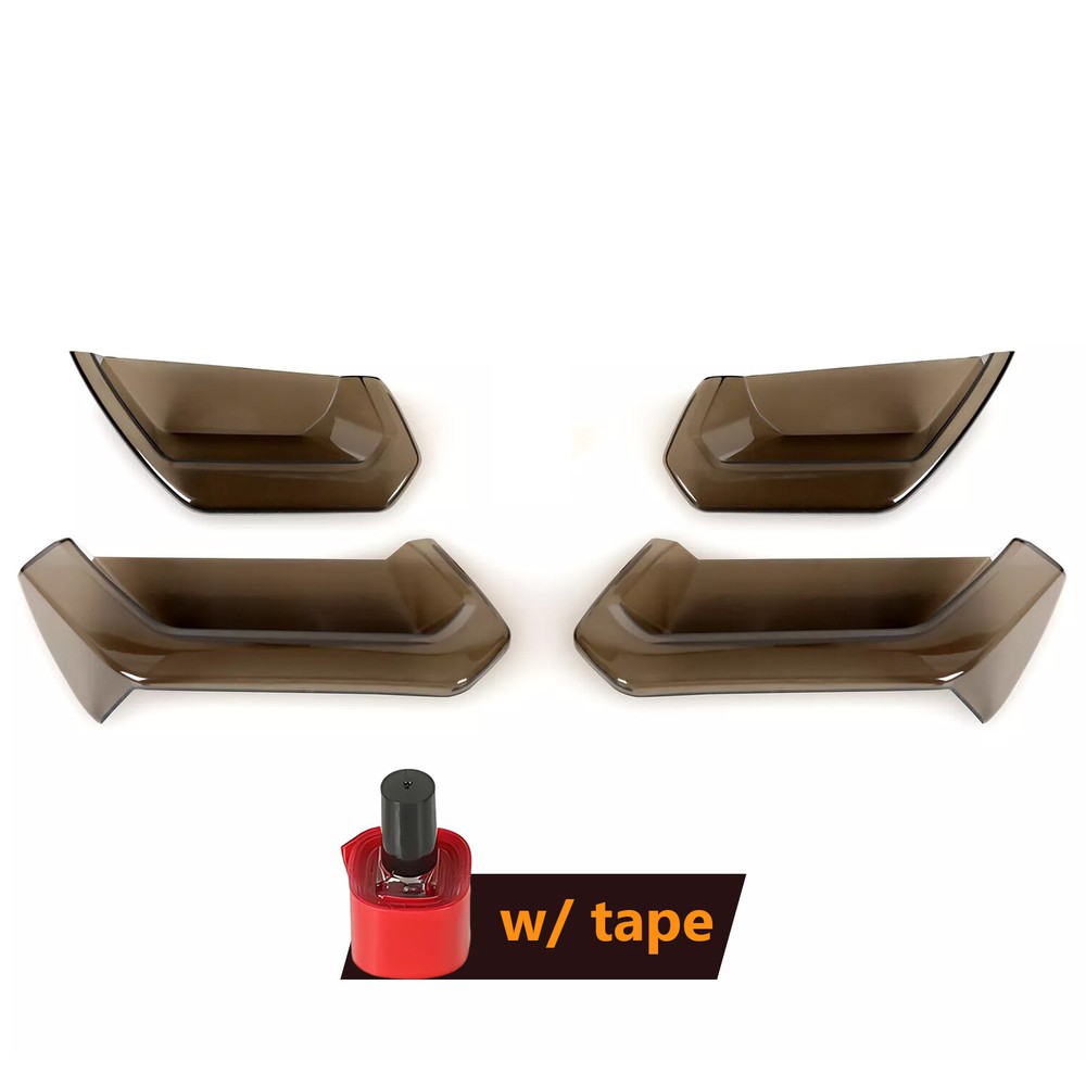 2014-2019 C7 Corvette Smoked Blackout Tail Light Covers Kit