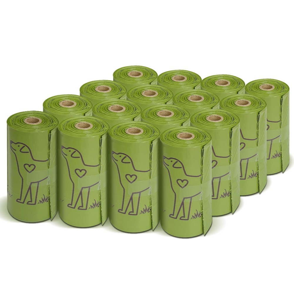 240 Ct Dog Waste Bags - Leakproof, Strong & Sturdy, 13x9 Inch, for Dogs & Cats