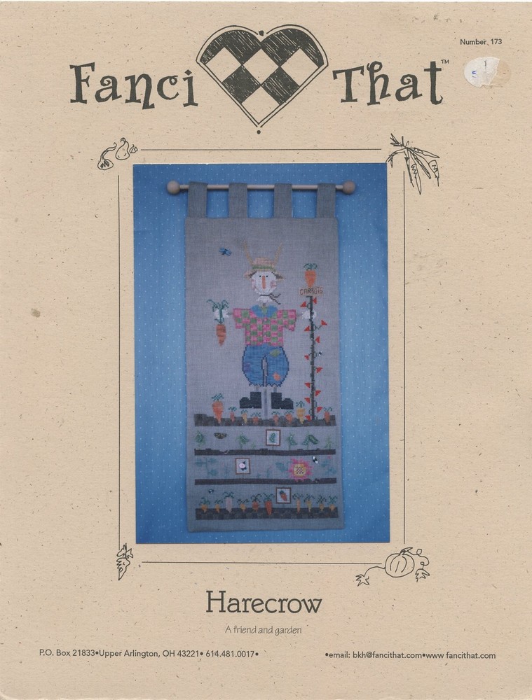 Fanci That Counted Cross Stitch Harecrow Pattern
