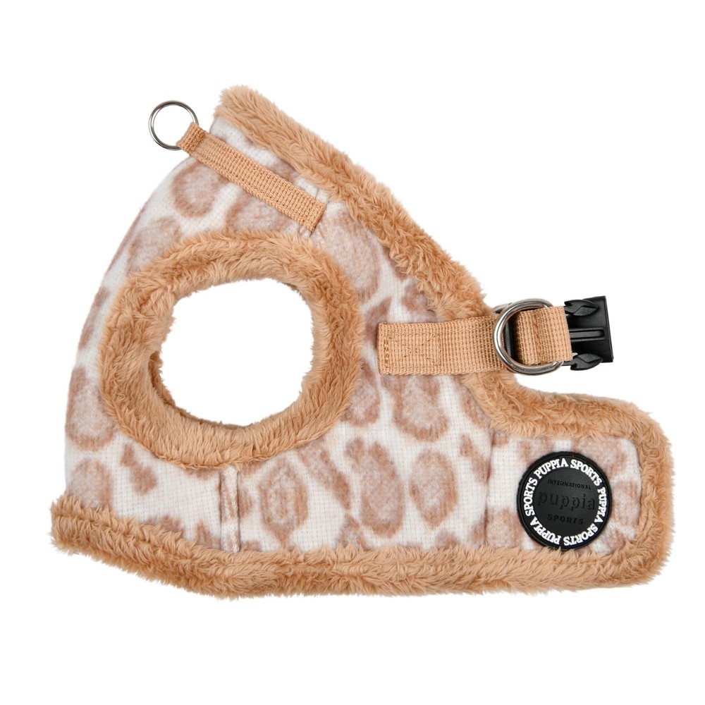 Kovo Vest Dog Harness Step-in Warm Winter Leopard Pattern for Small and Mediu...