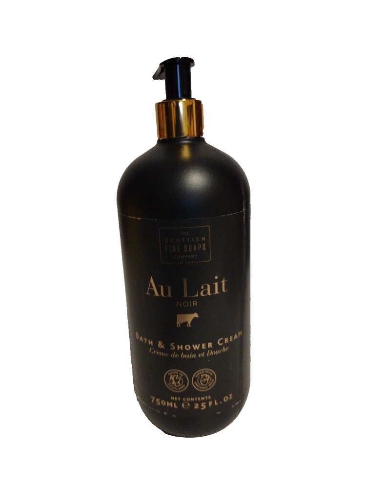 THE SCOTTISH FINE SOAPS COMPANY Au Lait Noir Bath & Shower Cream 25 oz