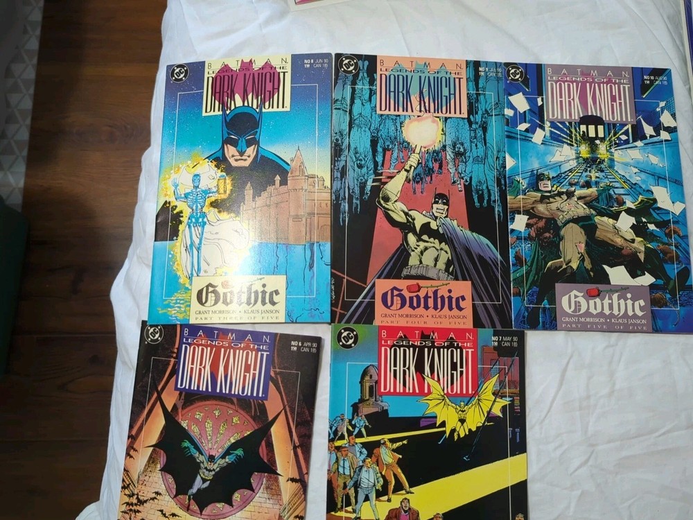 Batman Legends Of The Dark Knight - Gothic #6,7,  8,9& 10 - DC Lot Of 5 NM++