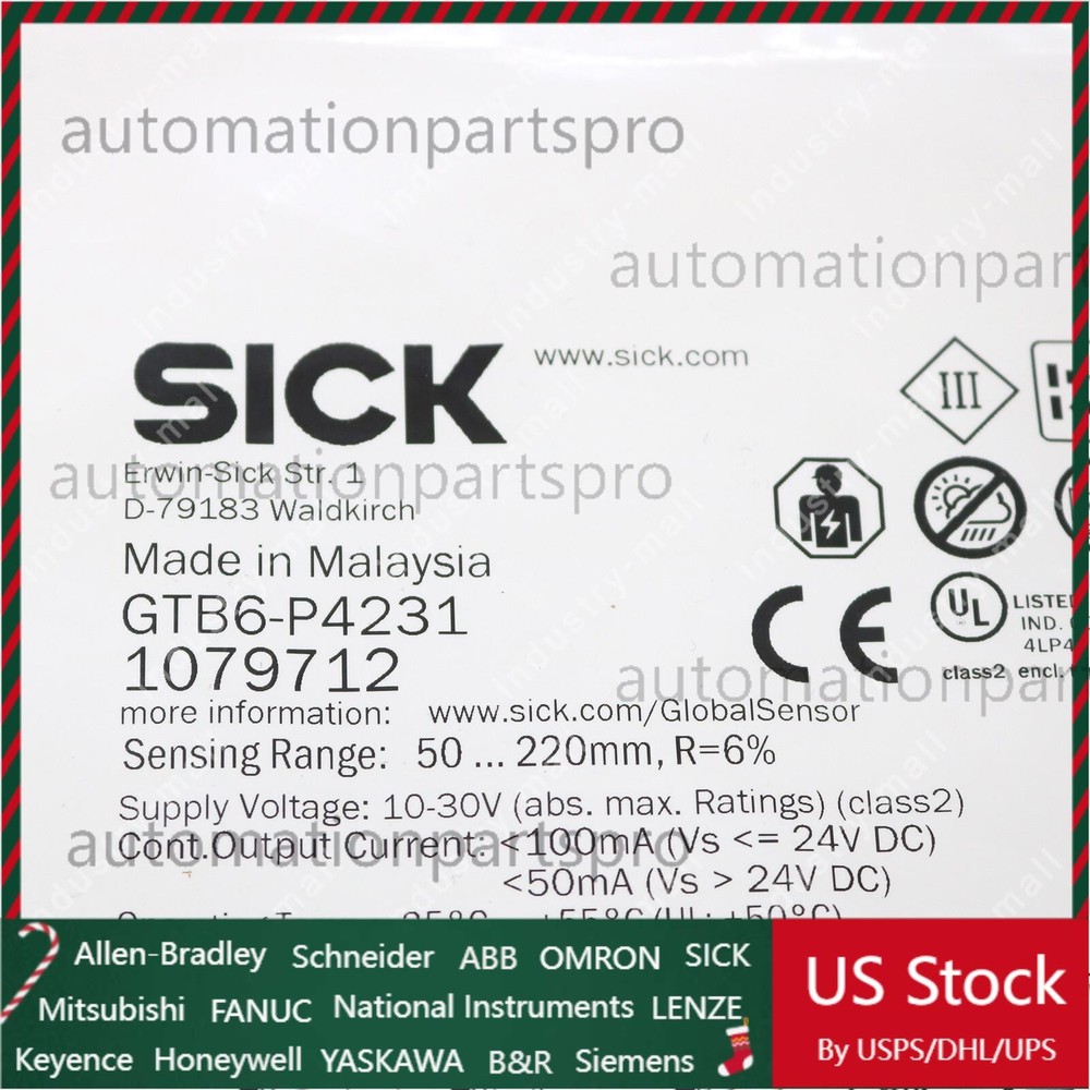 New SICK GTB6-P4231 photoelectric switch ONE Year Warranty