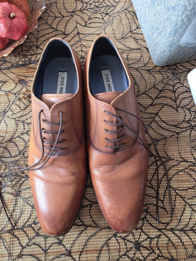 Steve Madden Dress Shoes Men's Tan Size 8 UK. Good Condition