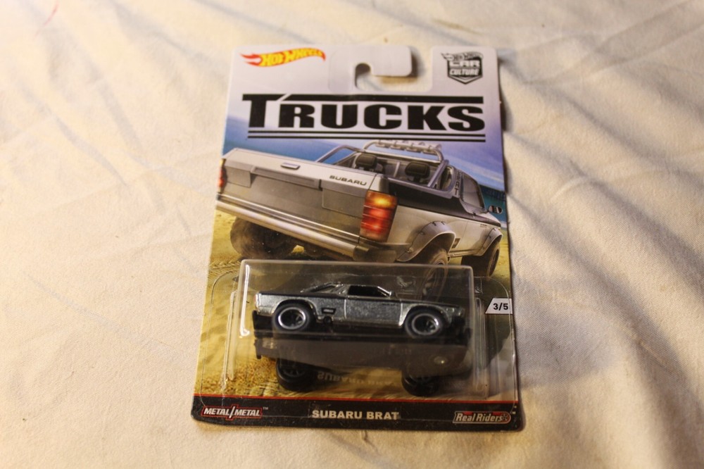 Hot Wheels 2016 car culture trucks subaru brat silver #3 / 5