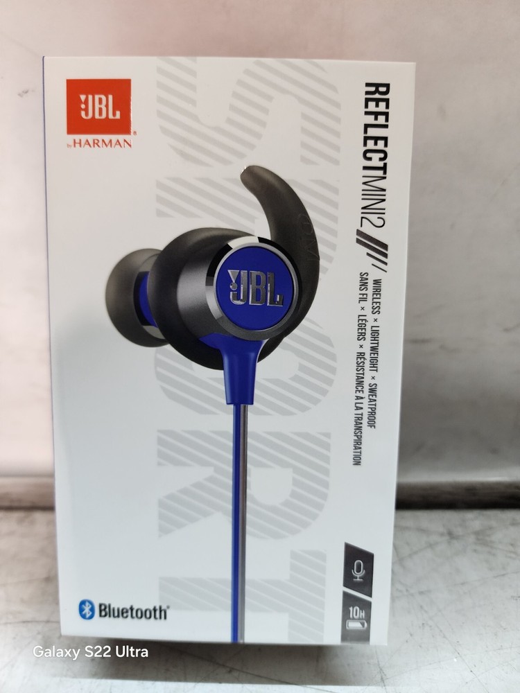 JBL Reflect Mini 2 Bluetooth Earphones Blue
