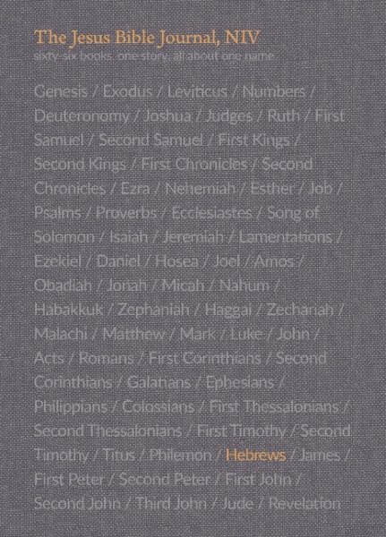 The Jesus Bible Journal NIV - Hebrews Study with Devotional Notes